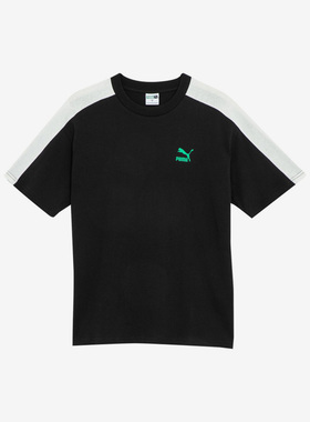 Puma/彪马正品当季新款男子时尚简约运动短袖T恤627171-01