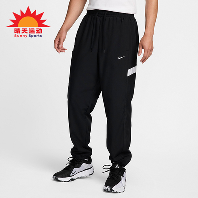 耐克男士收口束脚系带长裤