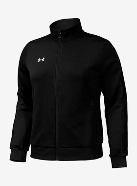 UA/安德玛正品运动休闲女士简约拉链宽松夹克外套22500412-001