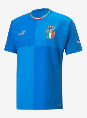 Puma/彪马正品新款男子意大利球员版足球短袖T恤765671-01