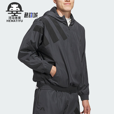 Adidas/阿迪达斯正品ANTHONY EDWARDS男士宽松篮球套头衫KC1611