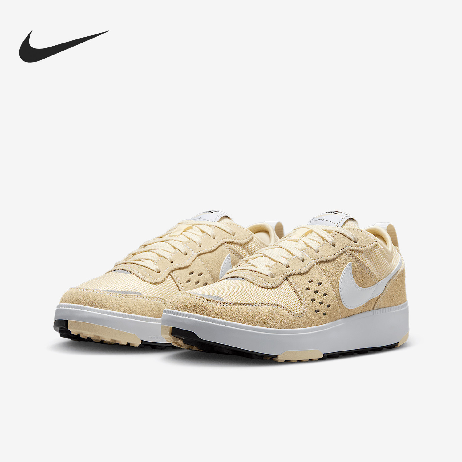 Nike/耐克正品C1TY儿童低帮休闲经典翻毛皮运动鞋HQ0028-100