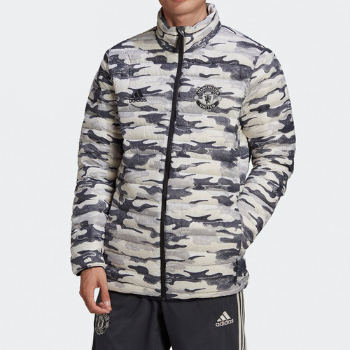 Adidas/阿迪达斯正品 MUFC SSP LDW JK男子曼联足球羽绒服 FR3866