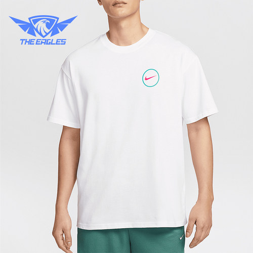 Nike/耐克正品2025夏季款男士简约宽松针织经典休闲T恤HJ3407-100