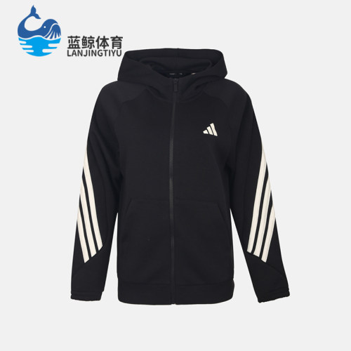Adidas阿迪达斯正品W STA 3S女士连帽运动卫衣/套头衫KY7038