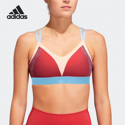 Adidas/阿迪达斯正品2025女士吸汗瑜伽时尚运动内衣EI6454