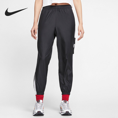 Nike/耐克官方正品2025新款女士梭织束脚休闲运动长裤CJ7347-010