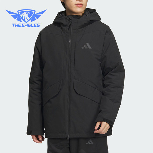 阿迪达斯男士保暖三合一羽绒服