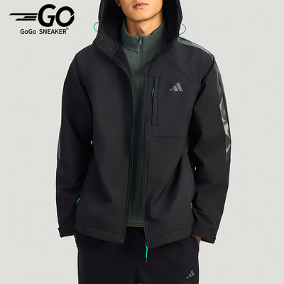 Adidas/阿迪达斯正品2025男士多口袋抓绒保暖户外运动外套KR2496