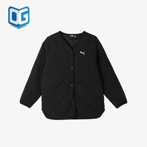 彪马女士保暖休闲运动棉服外套