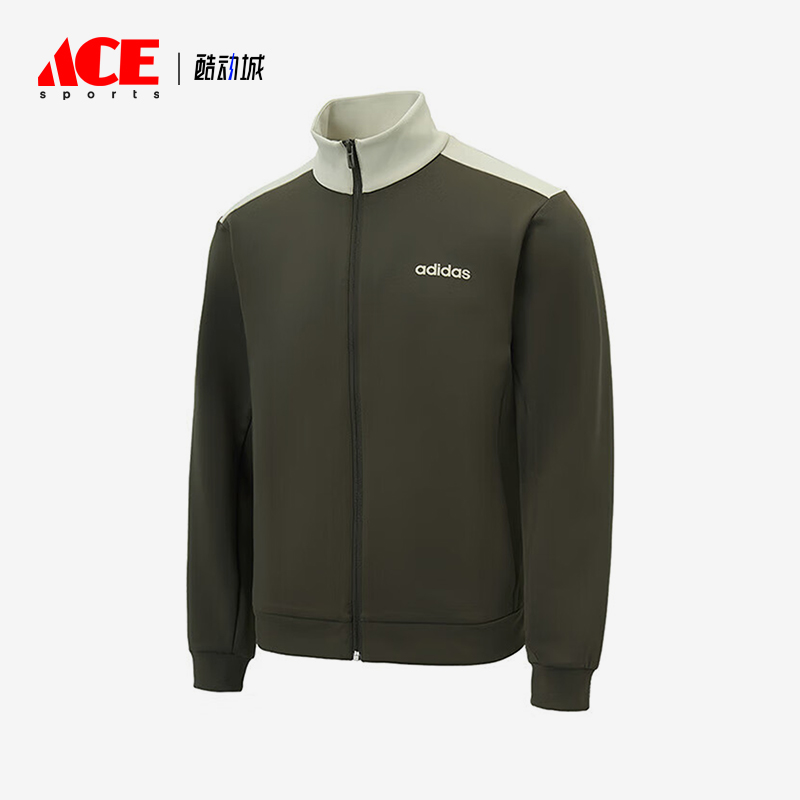 Adidas/阿迪达斯正品春秋款男士立领拼接经典宽松休闲外套JX9425