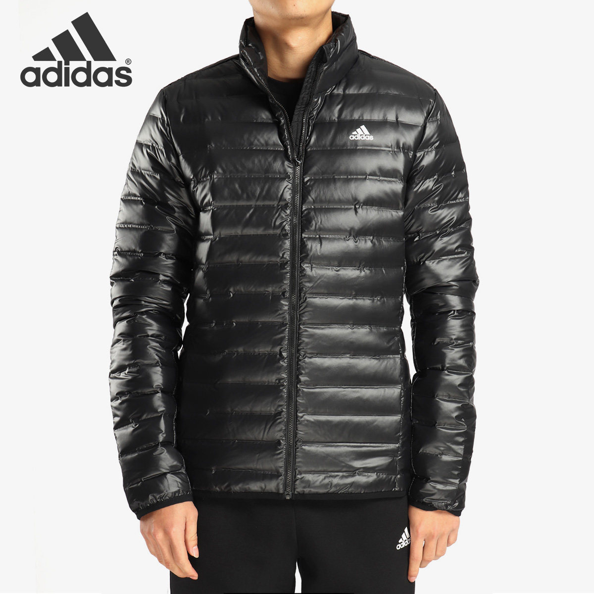 Adidas/阿迪达斯正品男子可收纳户外保暖运动羽绒服 BS1588
