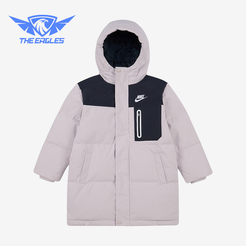 Nike/耐克正品小童三防连帽防风休闲舒适羽绒服IO6080-019