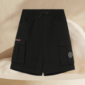 休闲舒适运动短裤 李宁正品 韦德系列男子时尚 新品 AKSR327 男子短裤