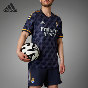 客场男子足球短袖 皇马球员版 球衣IA5138 阿迪达斯正品 Adidas