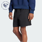 休闲透气短裤 Adidas 宽松针织经典 三叶草男士 JC9577 阿迪达斯正品