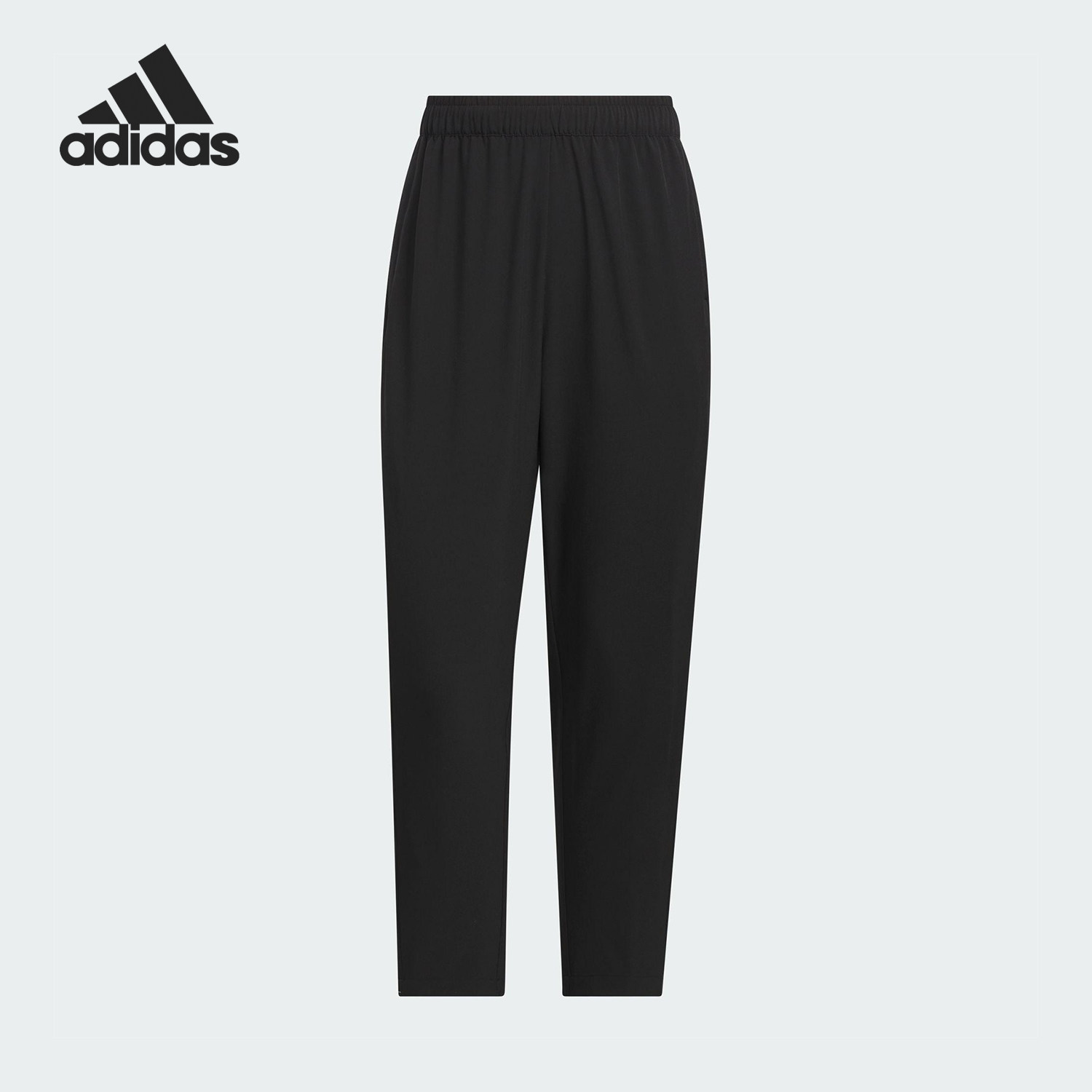 Adidas/阿迪达斯正品2025新款女士梭织运动透气长裤KC1485 - 实物图