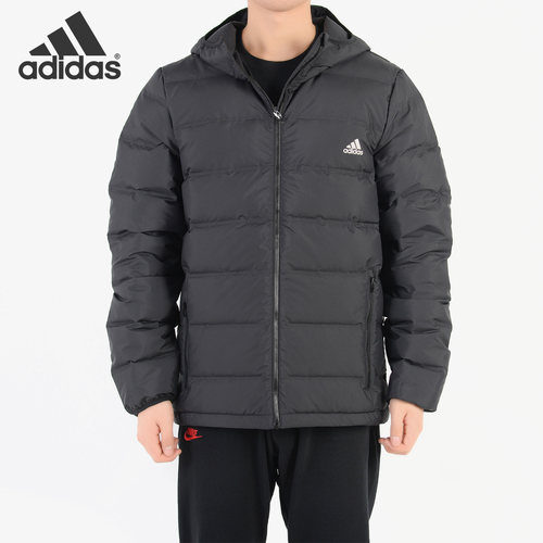 Adidas/阿迪达斯正品男子保暖连帽休闲运动羽绒服 BQ2001