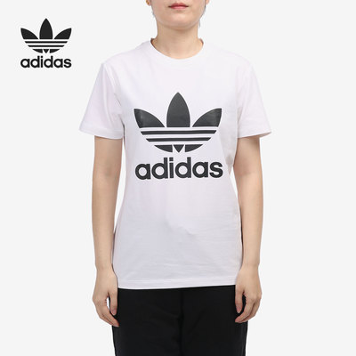 Adidas/阿迪达斯正品三叶草T恤女子新款短袖圆领半袖GN2899