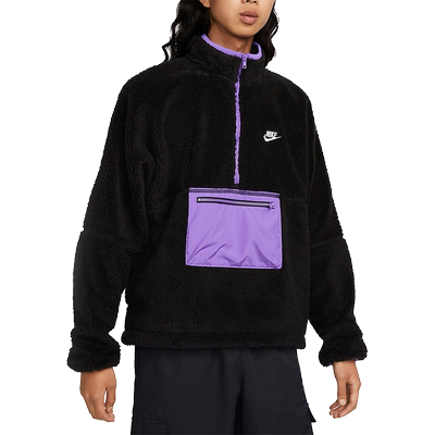 Nike/耐克官方正品Club Fleece+男子立领羊羔毛上衣DQ4881-010