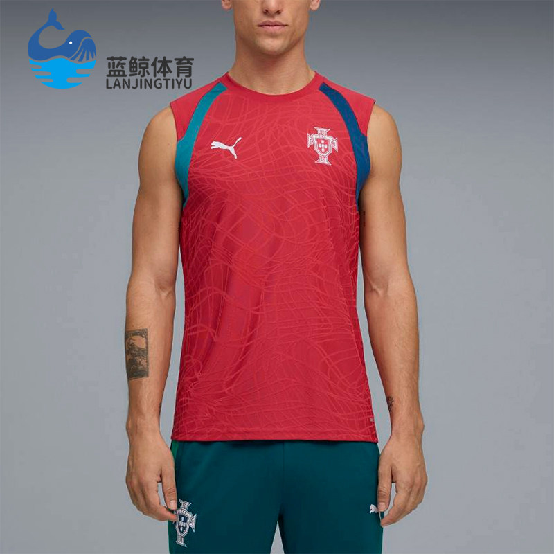 Puma/彪马正品葡萄牙国家队男球衣吸湿运动经典无袖T恤784770-16