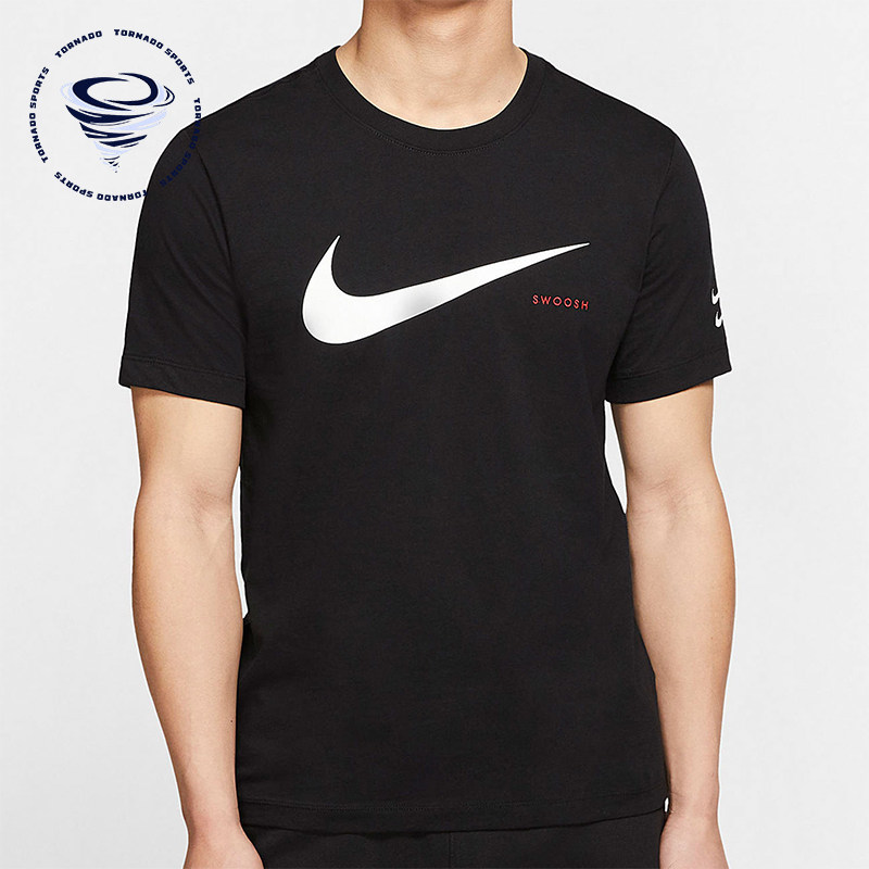 Nike/耐克正品新款男黑白色透气合身吸汗经典短袖T恤CK2252-010
