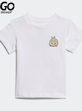 Adidas/阿迪达斯正品夏季婴童透气运动短袖H22614