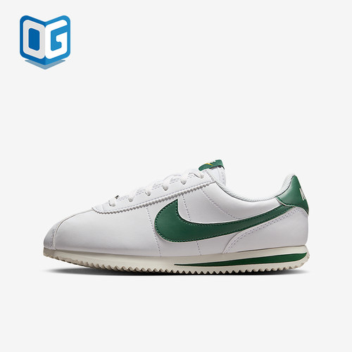 Nike/耐克正品Cortez儿童白绿色低帮复古运动鞋IH7653-103