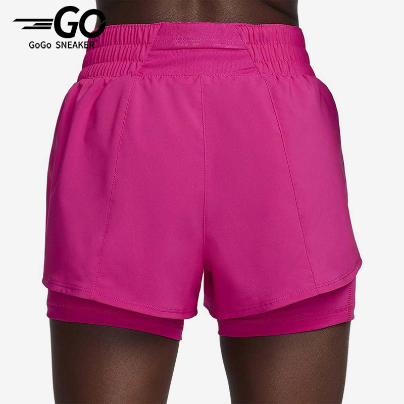 Nike/耐克正品2025女士运动二合一梭织印花跑步短裤DX6013-615