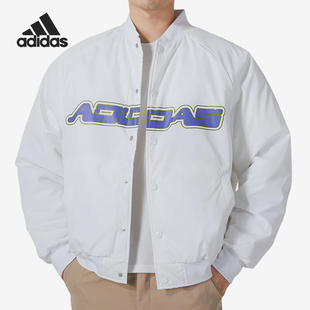男子时尚 新款 字母休闲保暖棉服IK2411 阿迪达斯正品 Adidas