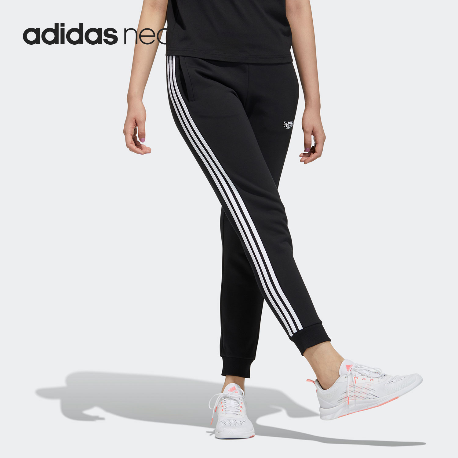 Adidas/阿迪达斯正品当季新款NEO吾皇万睡联名款运动长裤 GL8092