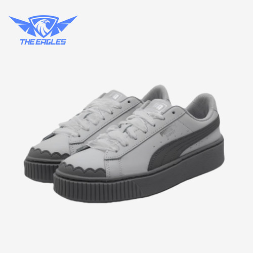 Puma/彪马正品Platform潮流增高女灰色低帮街头板鞋404157-01