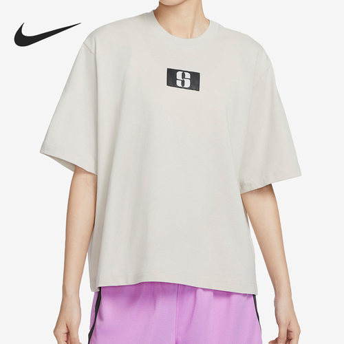 Nike/耐克正品2023新款女子宽松透气篮球运动短袖T恤FJ2701