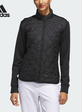 Adidas/阿迪达斯正品2025秋季款女士立领高尔夫棉服KA7965