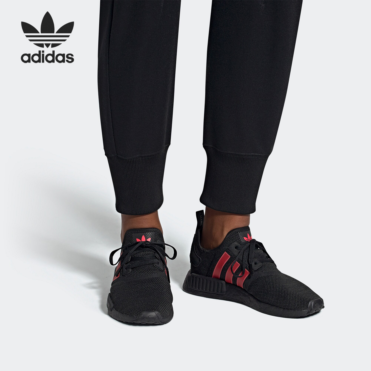 Adidas/阿迪达斯正品 当季新款三叶草 NMD_R1 男女休闲鞋G27576