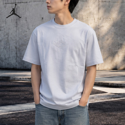 Nike/耐克正品JORDAN男士休闲圆领舒适轻盈短袖T恤DX5783-085