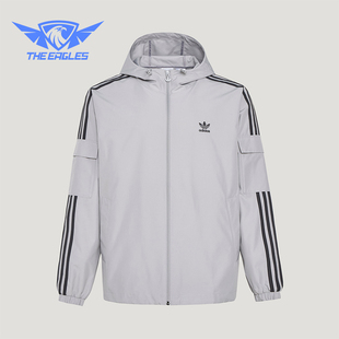 Adidas/阿迪达斯正品VR STAG JKT U通勤男女经典运动夹克KV8851