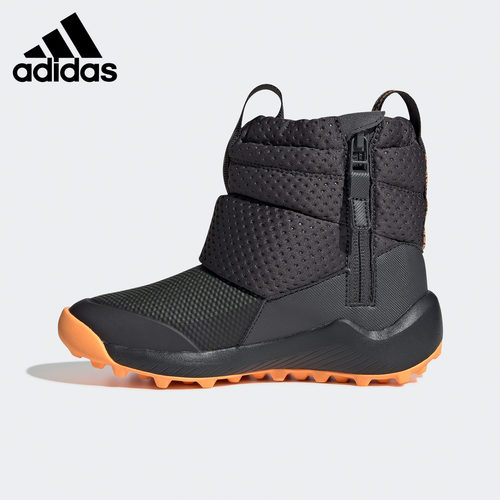 儿童加绒雪地靴棉鞋阿迪达斯正品