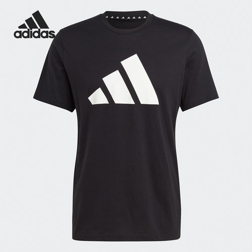 Adidas/阿迪达斯正品时尚男士套头圆领经典运动耐磨短袖T恤IB8273