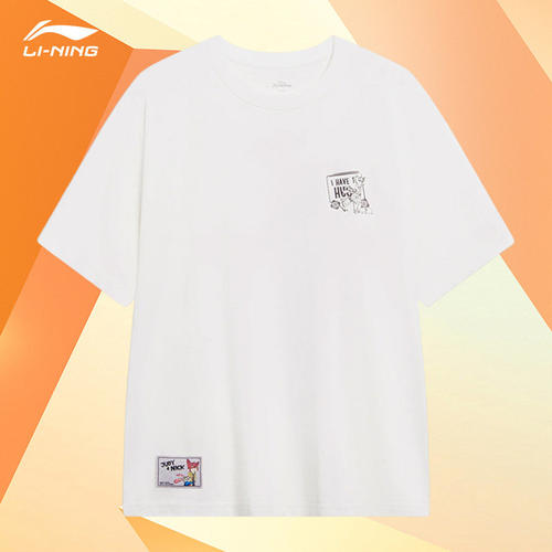 Lining/李宁正品疯狂动物城联名系列男子短袖T恤AHST269