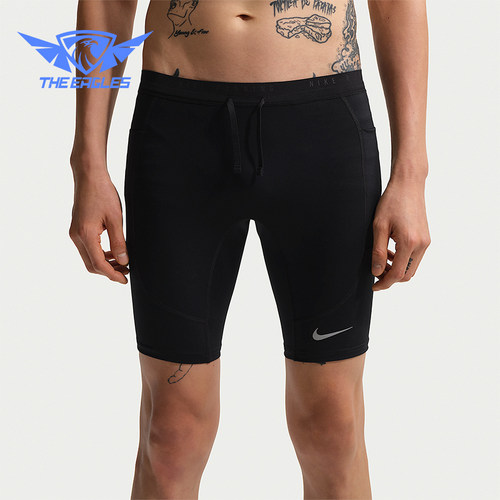 Nike/耐克正品Dri-FIT男士柔软五分跑步紧身运动短裤IF2041-010