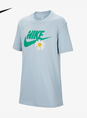 Nike/耐克正品当季新款大童舒适透气休闲运动短袖HJ3961-440