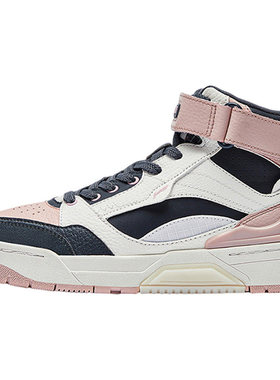 李宁正品新款RSR 101女子轻量高回弹高帮复古运动篮球板鞋ABCS086