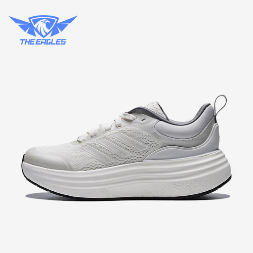 Adidas/阿迪达斯正品NORASHEL新款女白色经典厚底鞋跑步鞋JS4890