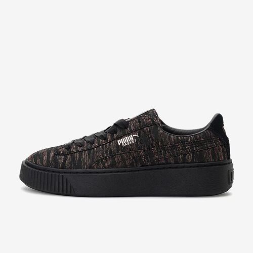 PUMA彪马正品Basket Platform Velvet Rope女款休闲板鞋364092-02