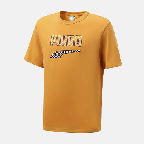 Puma/彪马正品当季新款男子休闲运动短袖透气T恤 533042-37
