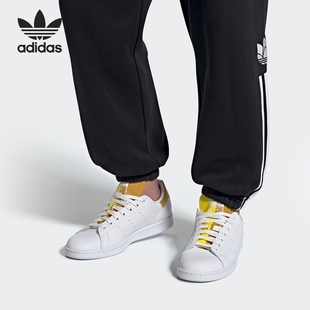 耐磨缓震系带板鞋 三叶草男女同款 FU9618 阿迪达斯正品 Adidas