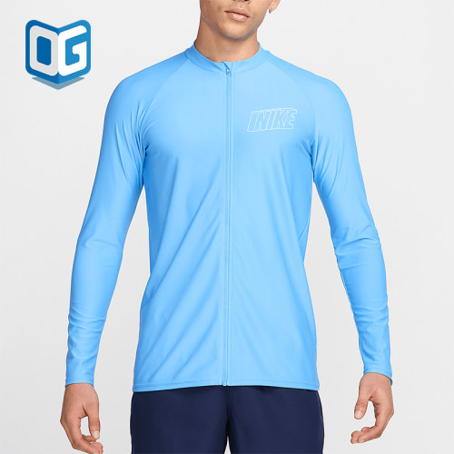 Nike/耐克正品Swim 3-D男士防晒日常经典透气长袖上衣FZ6161-412