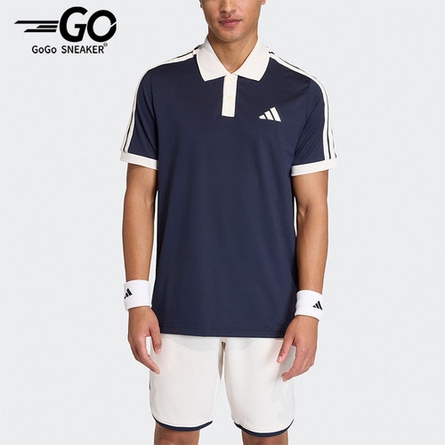 Adidas/阿迪达斯正品夏季男士透气网球针织运动短袖POLO衫KA5899