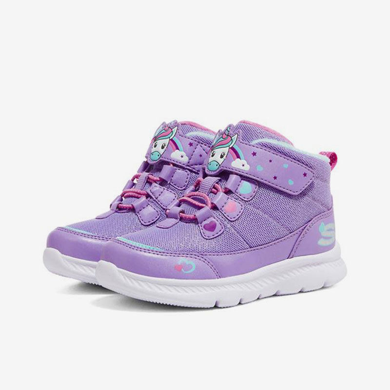 斯凯奇小童加绒保暖雪地靴